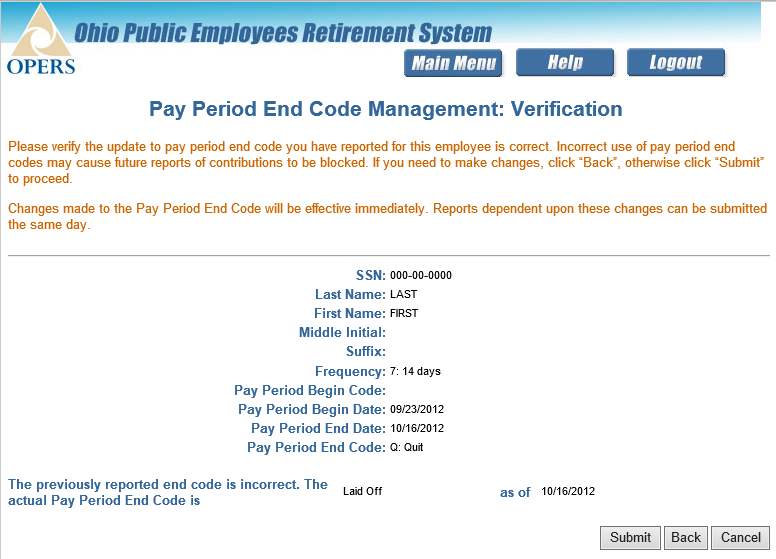 PPE Code Management: Verification