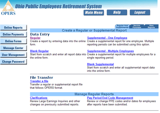 Manage Reports