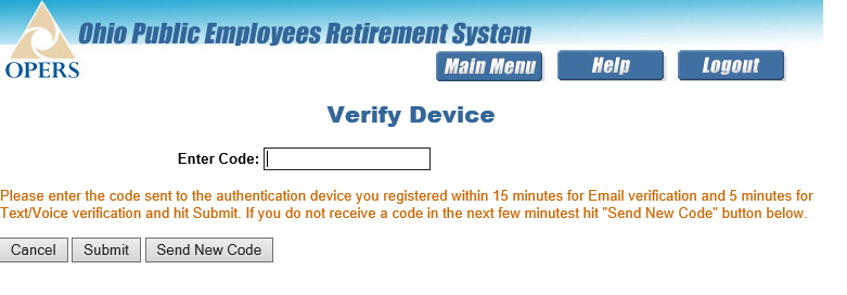 Verify Device Page